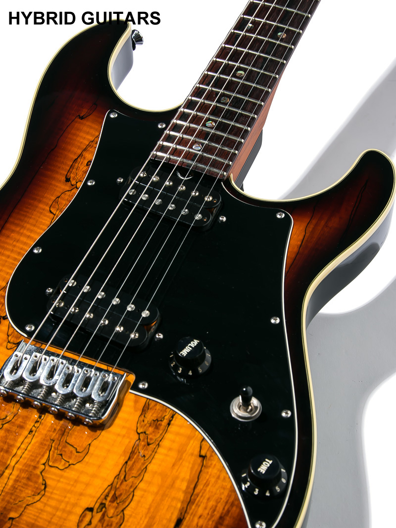 James Tyler Studio Elite HD-P Spalted Flame Maple Tabacco Sunburst 9