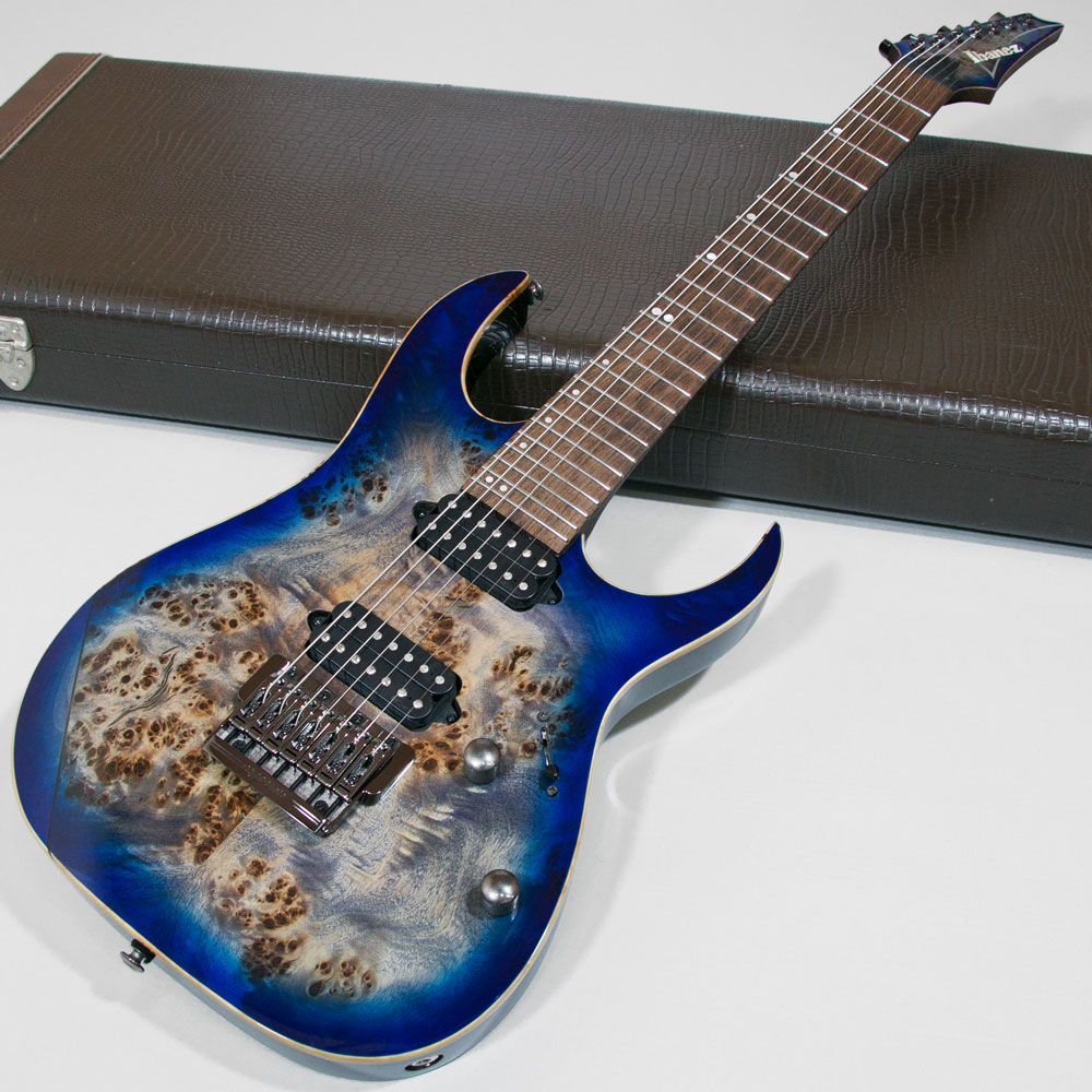 Ibanez RG1027PBF Cerulean Blue Burst 7st 1