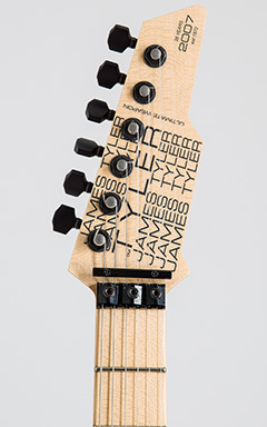 James Tyler Ultimate Weapon Gold Pearl Red 35th Years 2007 est 1972  指板 サムネイル