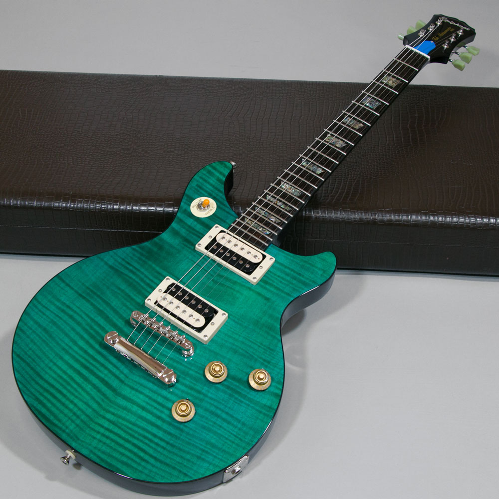 Epiphone Tak Matsumoto DC Standard Plus Top Aqua Blue 中古｜ギター