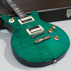 Epiphone Tak Matsumoto DC Standard Plus Top Aqua Blue ボディー正面 サムネイル