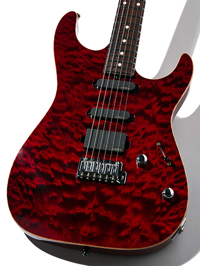 Sadowsky TYO Modern Edge Strat EMG Black Cherry