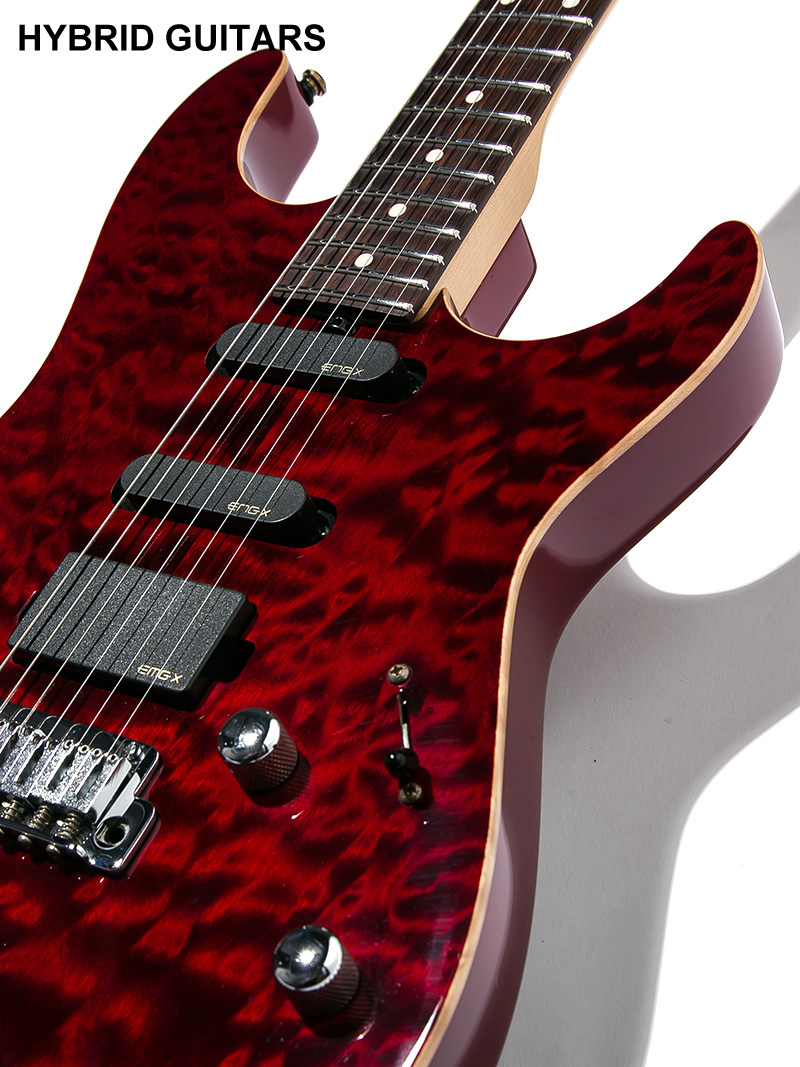 Sadowsky TYO Modern Edge Strat EMG Black Cherry 9