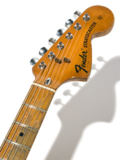 Fender USA Stratocaster Blonde 1973 ヘッド正面 サムネイル