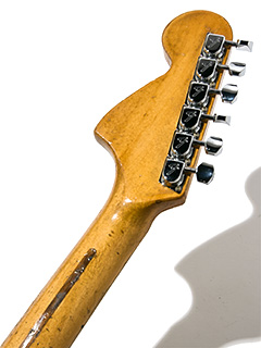 Fender USA Stratocaster Blonde 1973 ヘッド裏面 サムネイル