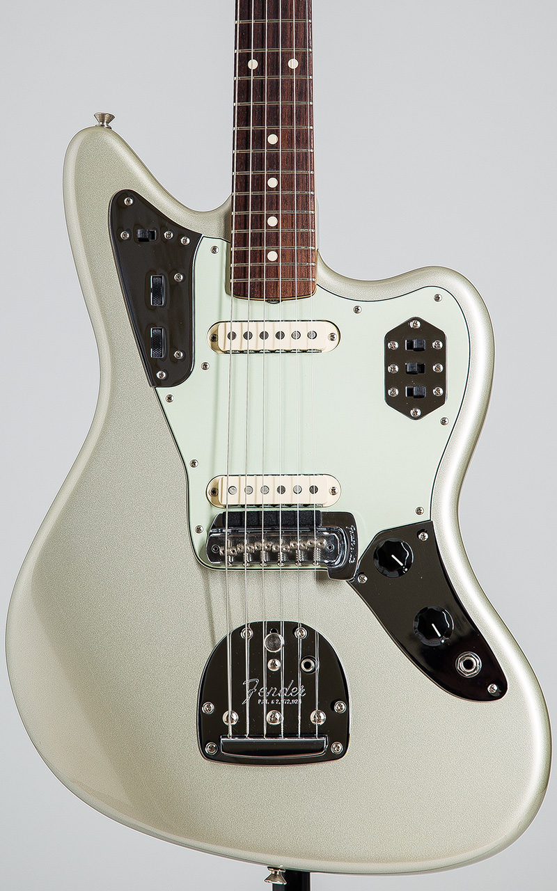 Fender Custom Shop 1962 Jaguar NOS Matching Head Inca Silver 3