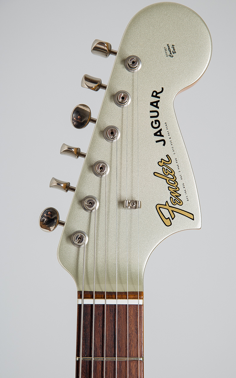 Fender Custom Shop 1962 Jaguar NOS Matching Head Inca Silver 5