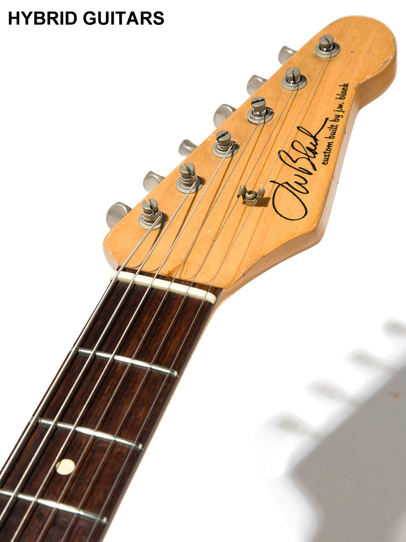 J.W.Black Guitars JWB-S 3 Tone Sunburst Midium Aged  5