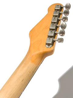 J.W.Black Guitars JWB-S 3 Tone Sunburst Midium Aged  ヘッド裏面 サムネイル