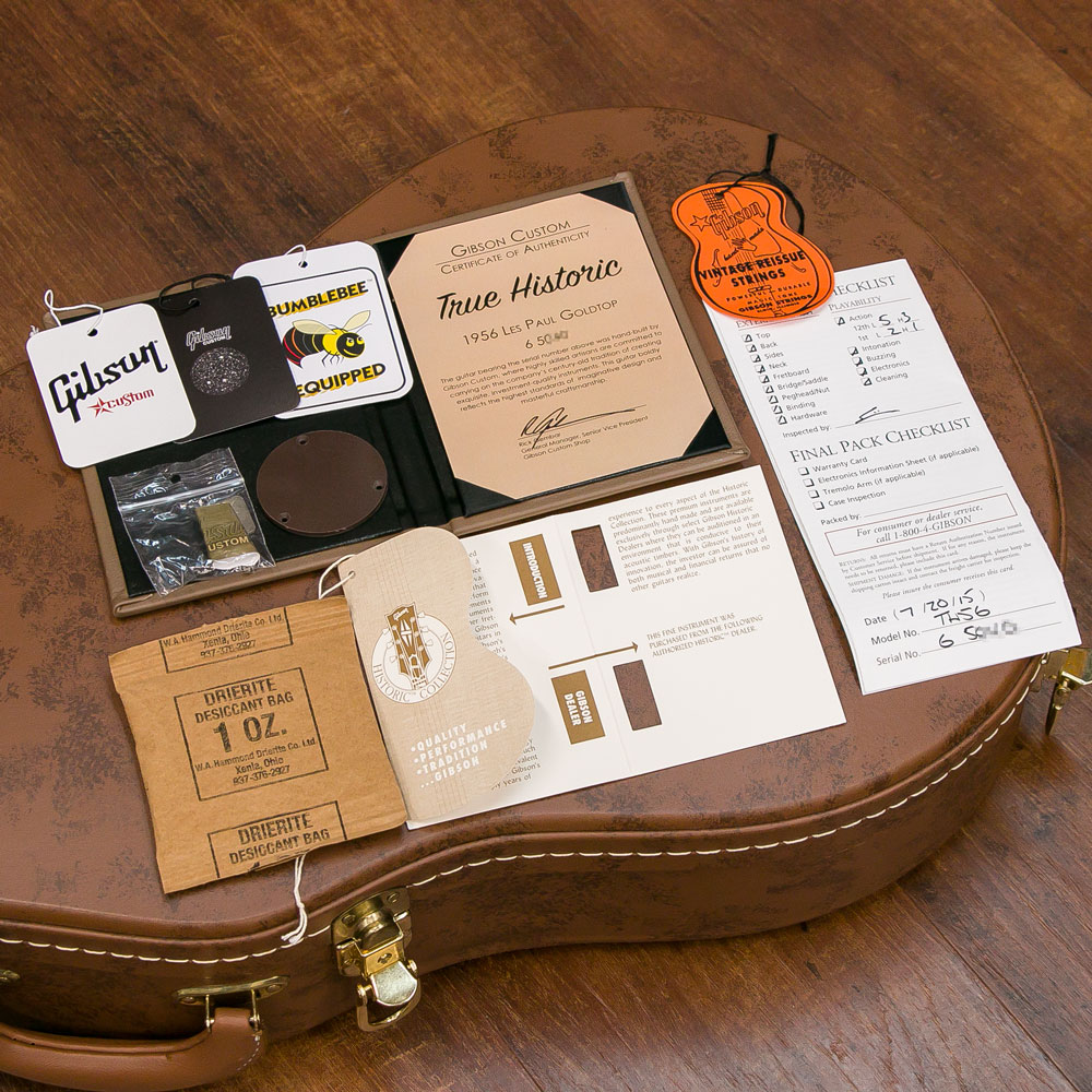 Gibson Custom Shop True Historic 1956 Les Paul Standard Reissue Gold Top 2015 9