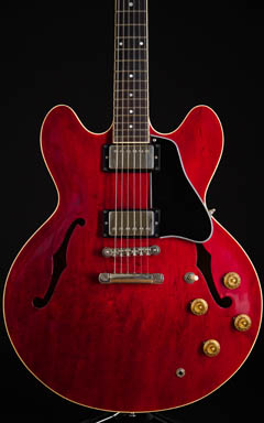 Orville by Gibson ES-335 Cherry ボディー正面 サムネイル