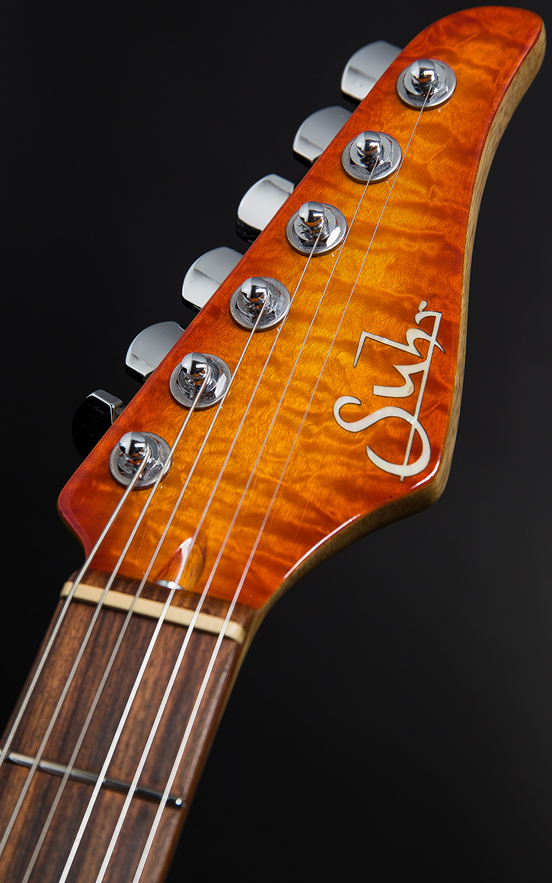 Suhr Modern Korina Quilt Limited Honey Amber Burst 2013 5