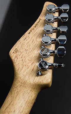 Suhr Modern Korina Quilt Limited Honey Amber Burst 2013 ネック サムネイル