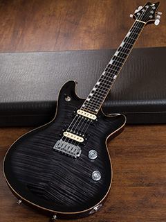 T's Guitars Arc-Special Custom Order Trans Black   全体正面 サムネイル