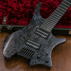 Strandberg J Series Custom 2016 Collection Boden J7 Blue Burl Top ボディー正面 サムネイル
