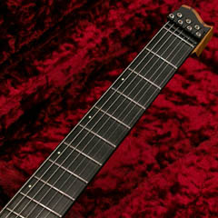 Strandberg J Series Custom 2016 Collection Boden J7 Blue Burl Top ヘッド正面 サムネイル