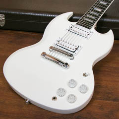 Gibson Limited Run SG Light 7 Alpine White ボディー正面 サムネイル