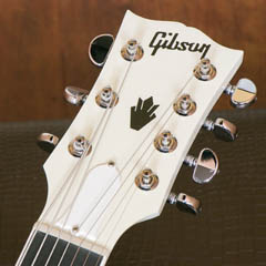 Gibson Limited Run SG Light 7 Alpine White ヘッド正面 サムネイル