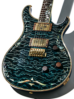 Paul Reed Smith(PRS) Private Stock 10th Anniversary Custom24 Aquamarine ボディー正面 サムネイル