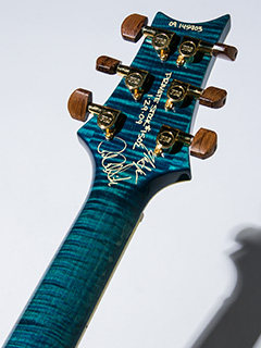 Paul Reed Smith(PRS) Private Stock 10th Anniversary Custom24 Aquamarine ヘッド裏面 サムネイル