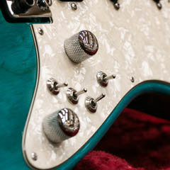 Tom Anderson  The Classic Bora Bora Blue 2015 指板 サムネイル