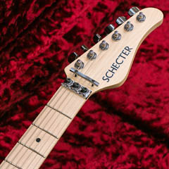Schecter SD-DX-24-AS Green Sunburst 2015 ヘッド正面 サムネイル