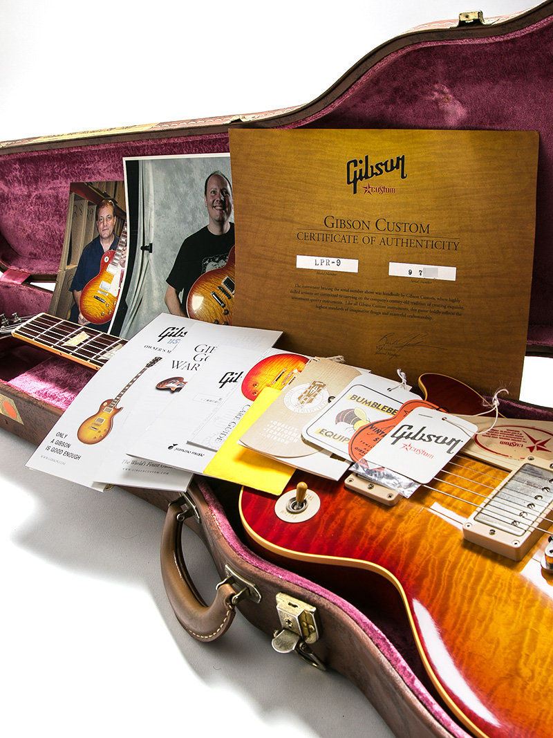 Gibson Custom Shop Historic Collection 1959 Les Paul Standard Reissue VOS Washed Cherry Sunburst 2007 9