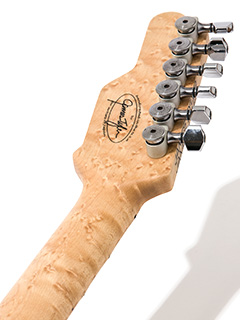James Tyler Studio Elite Caribbean Splash Full-Gloss Birdseye Neck 2003 ヘッド裏面 サムネイル