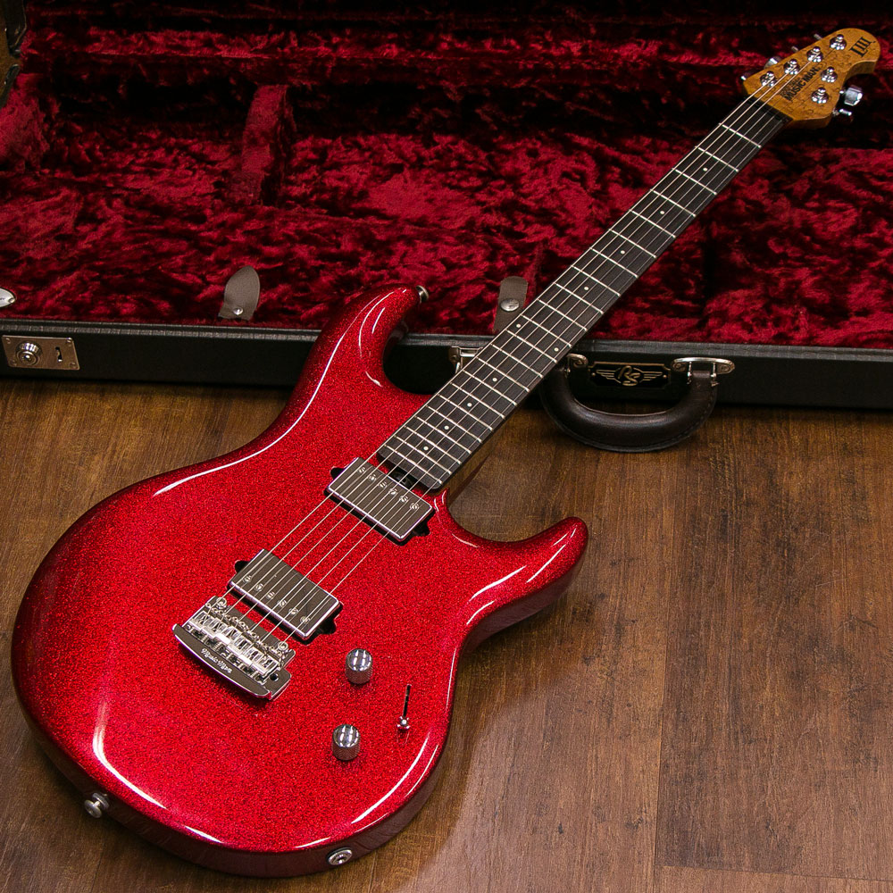 MUSIC MAN Premier Dealer Network Limited Model LUKE 3 Cardinal Red Sparkle 1