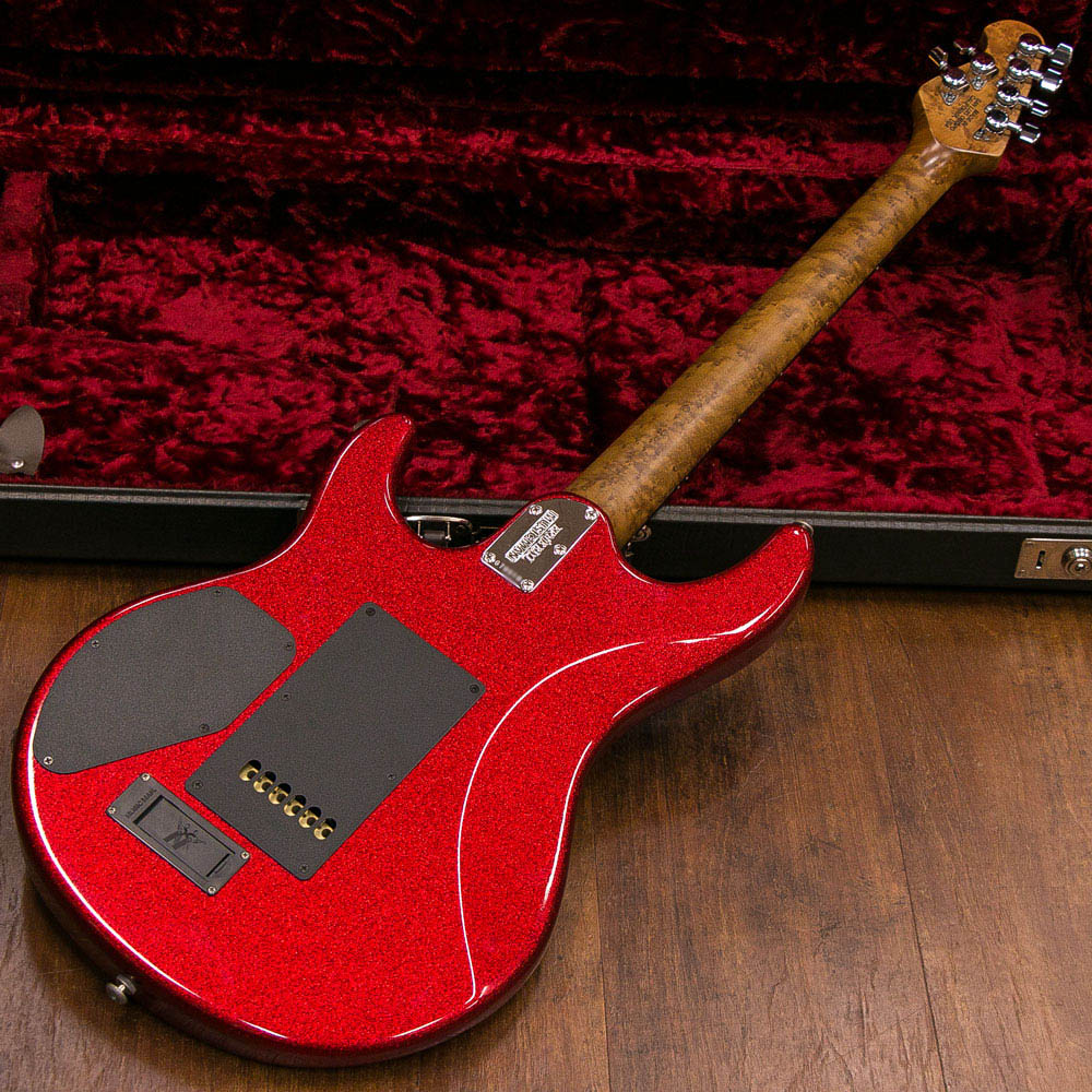 MUSIC MAN Premier Dealer Network Limited Model LUKE 3 Cardinal Red Sparkle 2