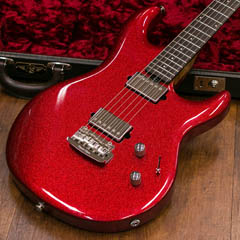 MUSIC MAN Premier Dealer Network Limited Model LUKE 3 Cardinal Red Sparkle ボディー正面 サムネイル