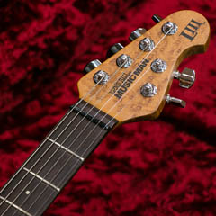 MUSIC MAN Premier Dealer Network Limited Model LUKE 3 Cardinal Red Sparkle ヘッド正面 サムネイル