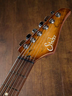 Suhr Dealer Select Modern Spalted Maple Top Customer Top Wood Selection 2017 ヘッド正面 サムネイル