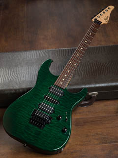 Suhr Standard Quilt Trans Forest Green 全体正面 サムネイル