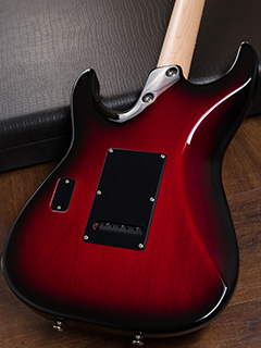 Tom Anderson Drop Top Classic Cajun Red to Black Burst 2012 ボディー裏面 サムネイル
