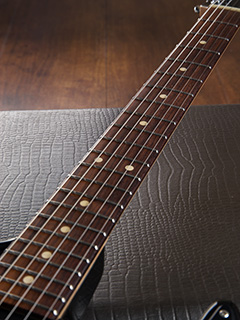 Tom Anderson Drop Top Classic Cajun Red to Black Burst 2012 指板 サムネイル