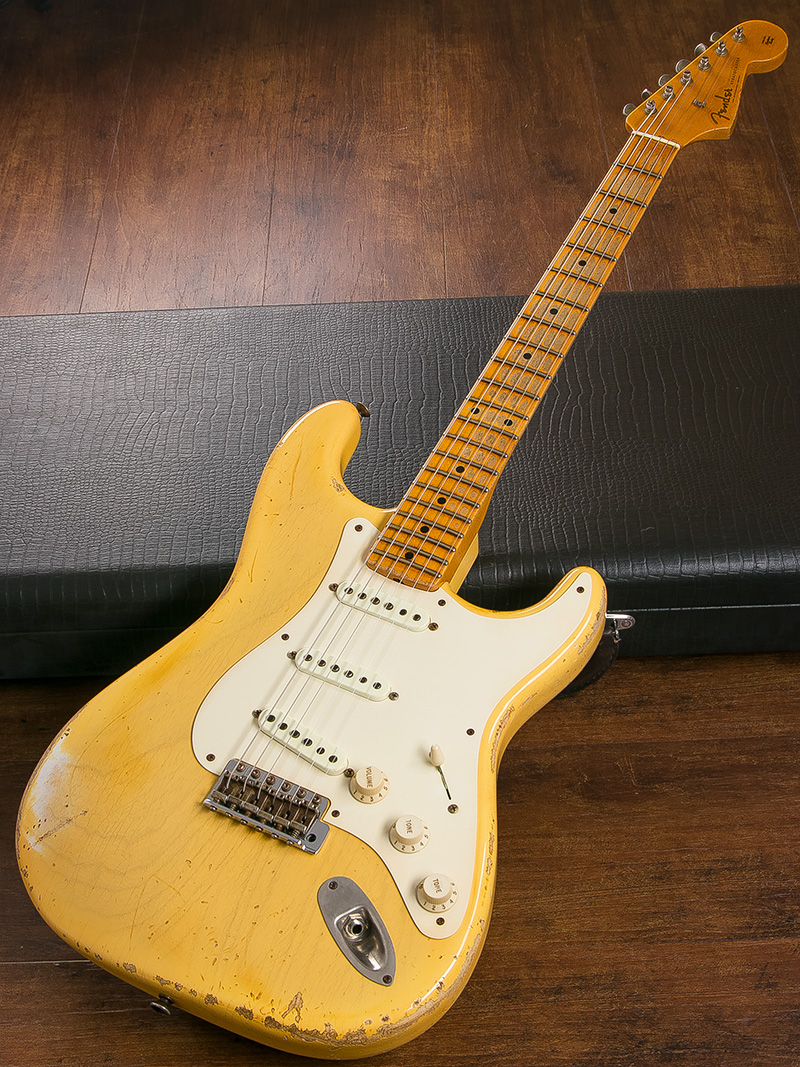 Fender Custom Shop 1957 Stratocaster Heavy Relic Nocaster Blonde 2010 1