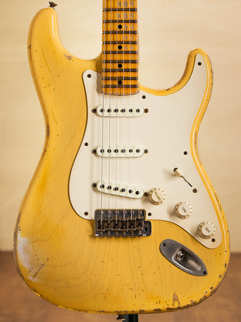 Fender Custom Shop 1957 Stratocaster Heavy Relic Nocaster Blonde 2010 18
