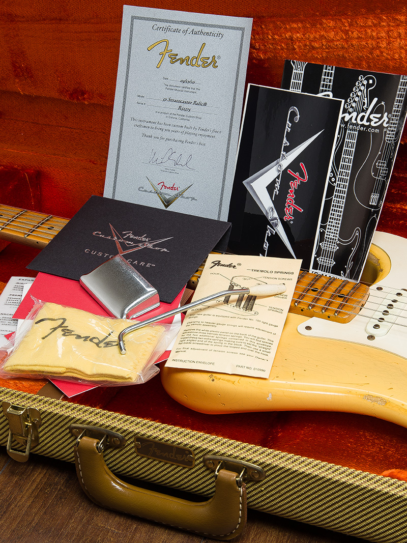 Fender Custom Shop 1957 Stratocaster Heavy Relic Nocaster Blonde 2010 19