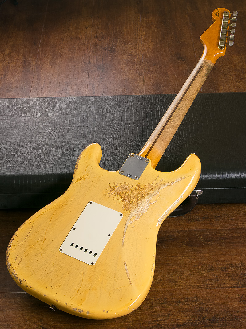 Fender Custom Shop 1957 Stratocaster Heavy Relic Nocaster Blonde 2010 2