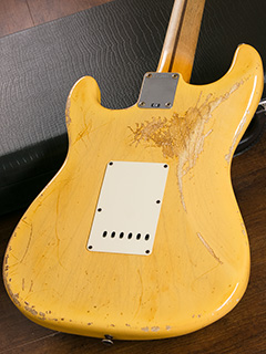 Fender Custom Shop 1957 Stratocaster Heavy Relic Nocaster Blonde 2010 ボディー裏面 サムネイル