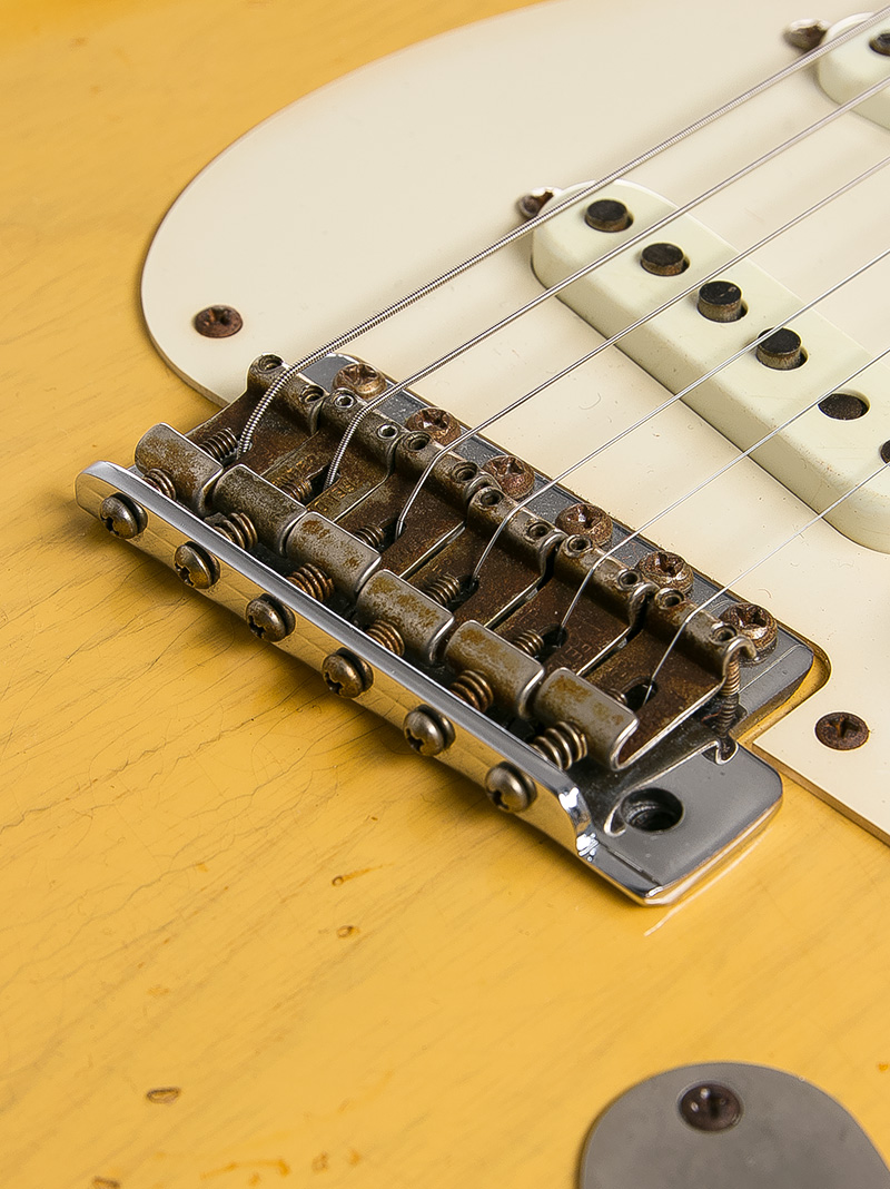 Fender Custom Shop 1957 Stratocaster Heavy Relic Nocaster Blonde 2010 9