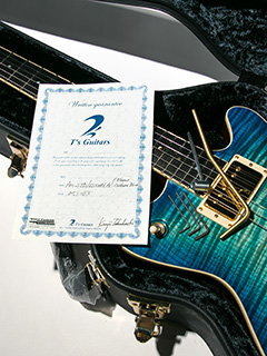 T's Guitars ARC-STD Centura Blue with Gold Hardwear 写真13 サムネイル