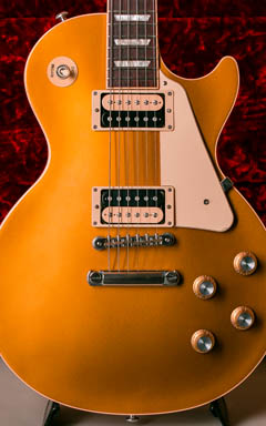 Gibson Les Paul Classic 2019 Gold Top ボディー正面 サムネイル