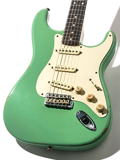 Fender Custom Shop MBS 1959 Stratocaster Heavy Relic Surf Green Dark Rosewood 
 Master Built by Jason Smith 2009