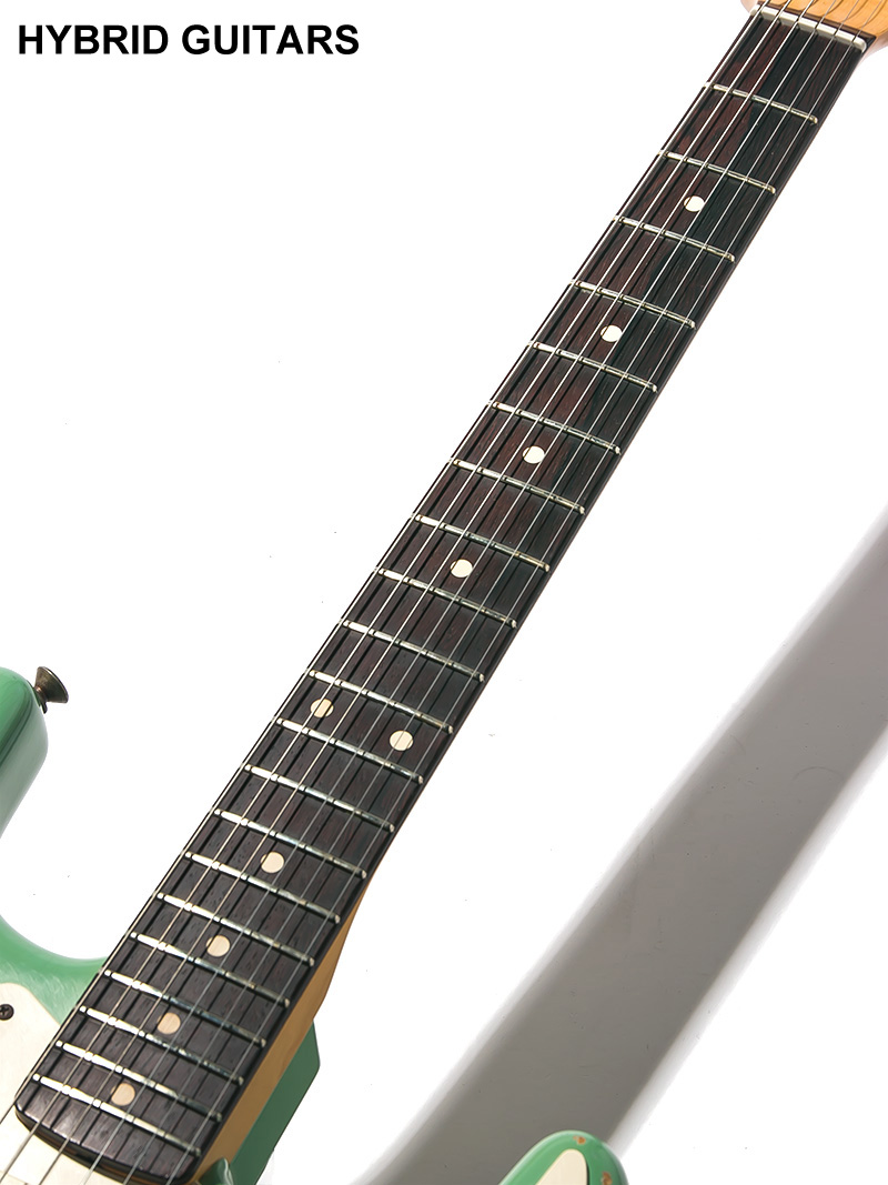 Fender Custom Shop MBS 1959 Stratocaster Heavy Relic Surf Green Dark Rosewood 
 Master Built by Jason Smith 2009 7
