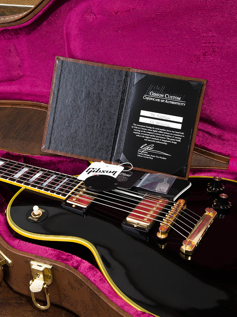 Gibson Custom Shop Limited Run 1974 Les Paul Custom VOS Antique Ebony 2014 8