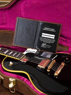Gibson Custom Shop Limited Run 1974 Les Paul Custom VOS Antique Ebony 2014 ネック サムネイル