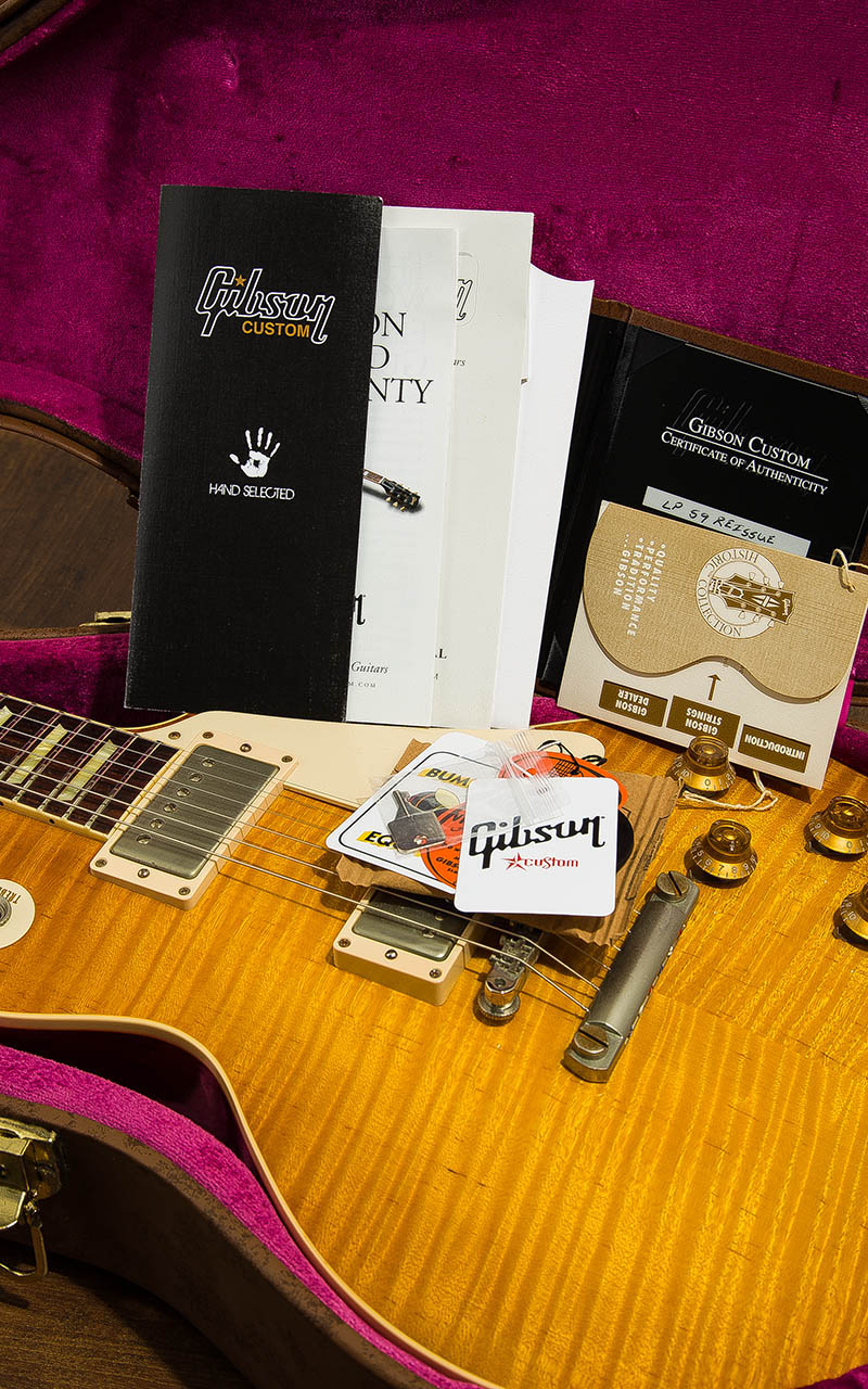 Gibson Custom Shop Historic Collection 1959 Les Paul Reissue VOS Hand Select Double Dirty Lemon 2014 10