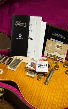 Gibson Custom Shop Historic Collection 1959 Les Paul Reissue VOS Hand Select Double Dirty Lemon 2014 写真10 サムネイル